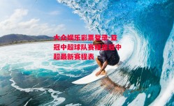 大众娱乐彩票登录-亚冠中超球队赛程亚冠中超最新赛程表